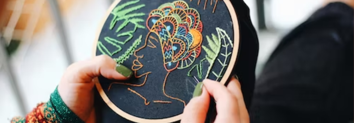 Stitched Narrative : storytelling through kantha embroidery