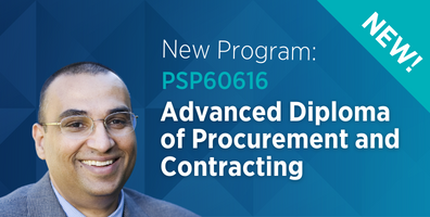 New Program Available: PSP60616 Advanced Diploma of Procurement and Contracting!