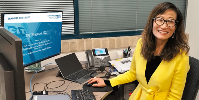 Catherine Ng represents CIT and CIT Solutions at the 2022 International Technical and Professional Education and Training (TPET) Conference