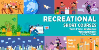 Recreational Course Guide for Term 3 and 4 in 2023 is out now! 