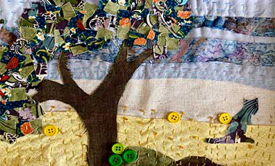 Upcycling - Textile Collage